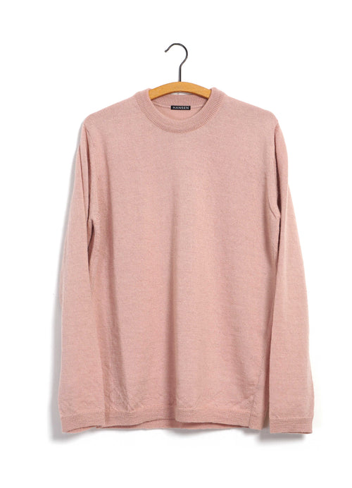 ESKE 30-04-9 | Knitted Crew Neck Sweater | Rose
