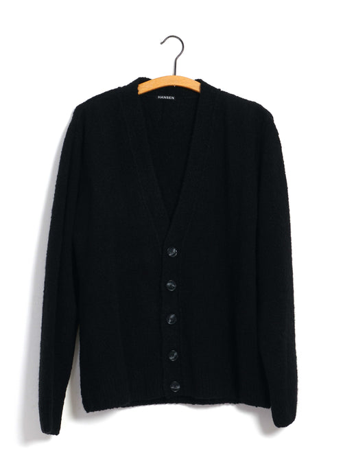 LEANDER 30-08-2 | Classic Cardigan | Black