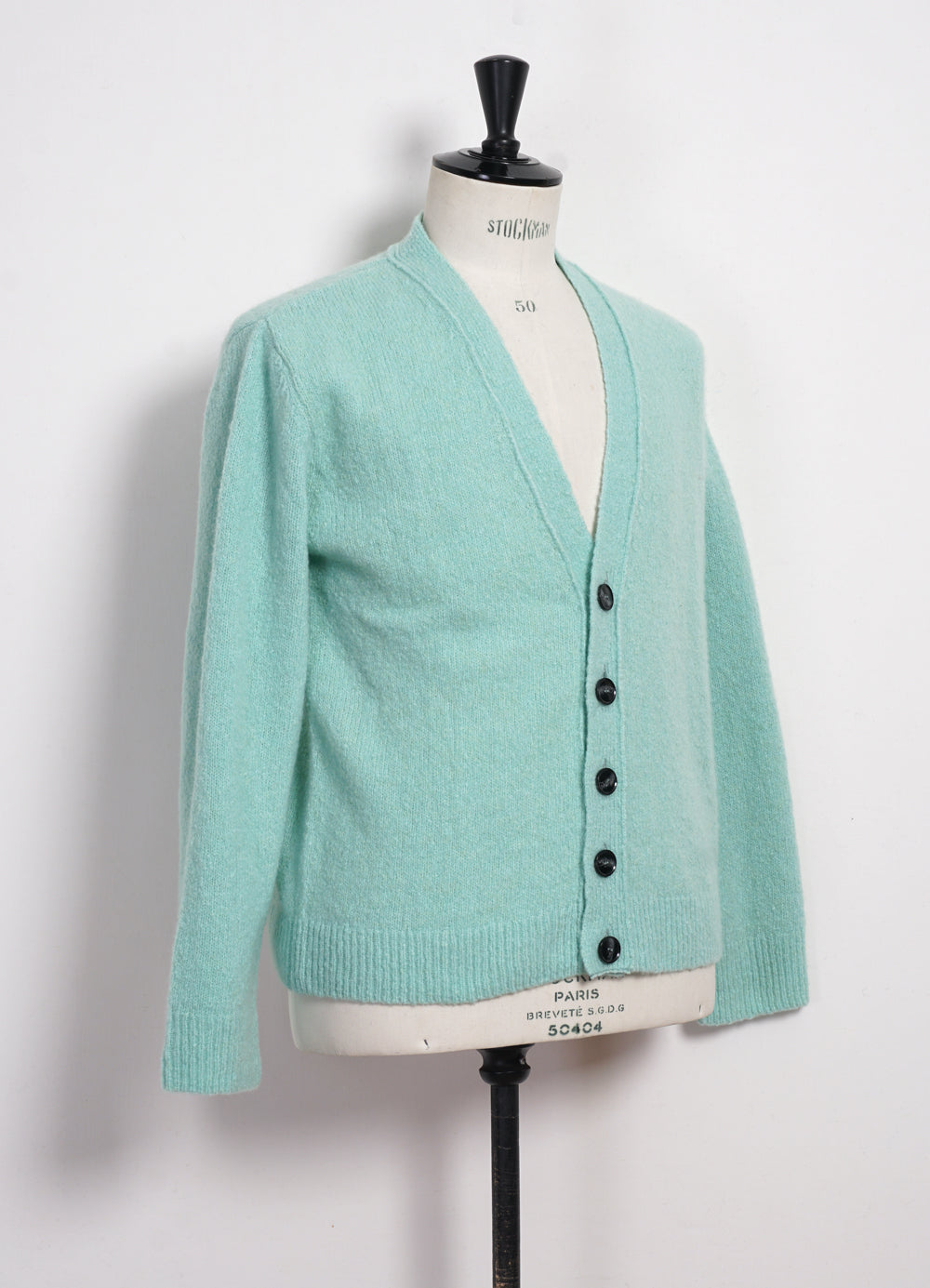 LEANDER 30-08-6 | Classic Cardigan | Mint