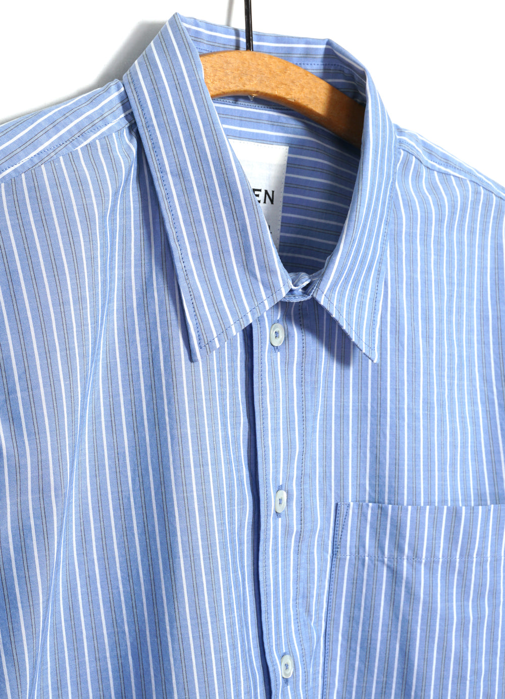 RAYMOND 30-19-3 | Loose Cut Shirt | Blue Stripes