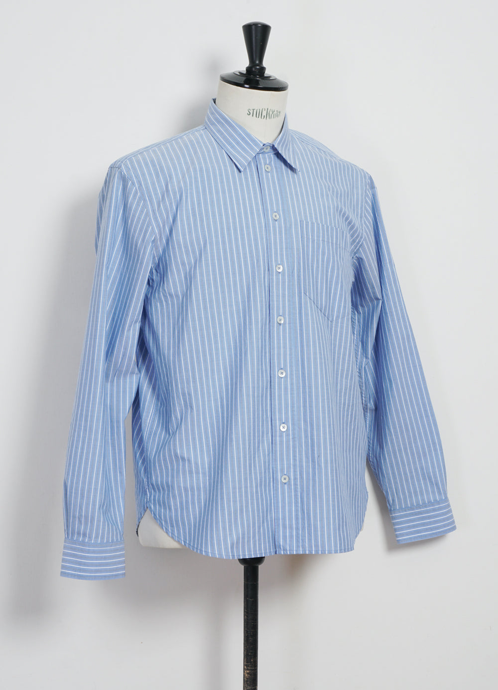 RAYMOND 30-19-3 | Loose Cut Shirt | Blue Stripes