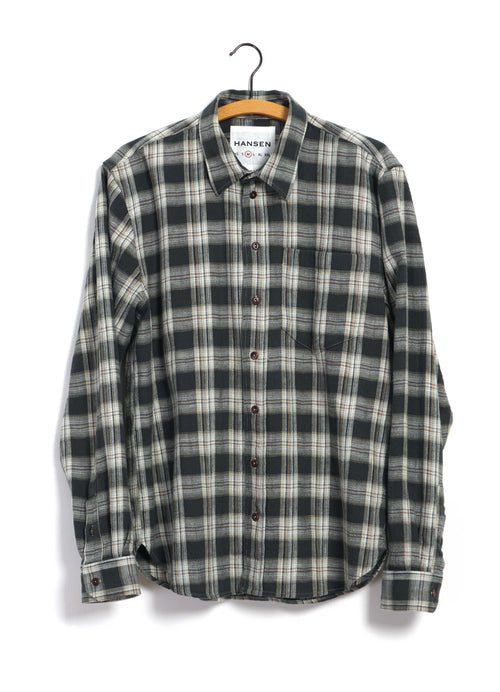 RAYMOND 30-22-2 | Loose Cut Shirt | Black Checks