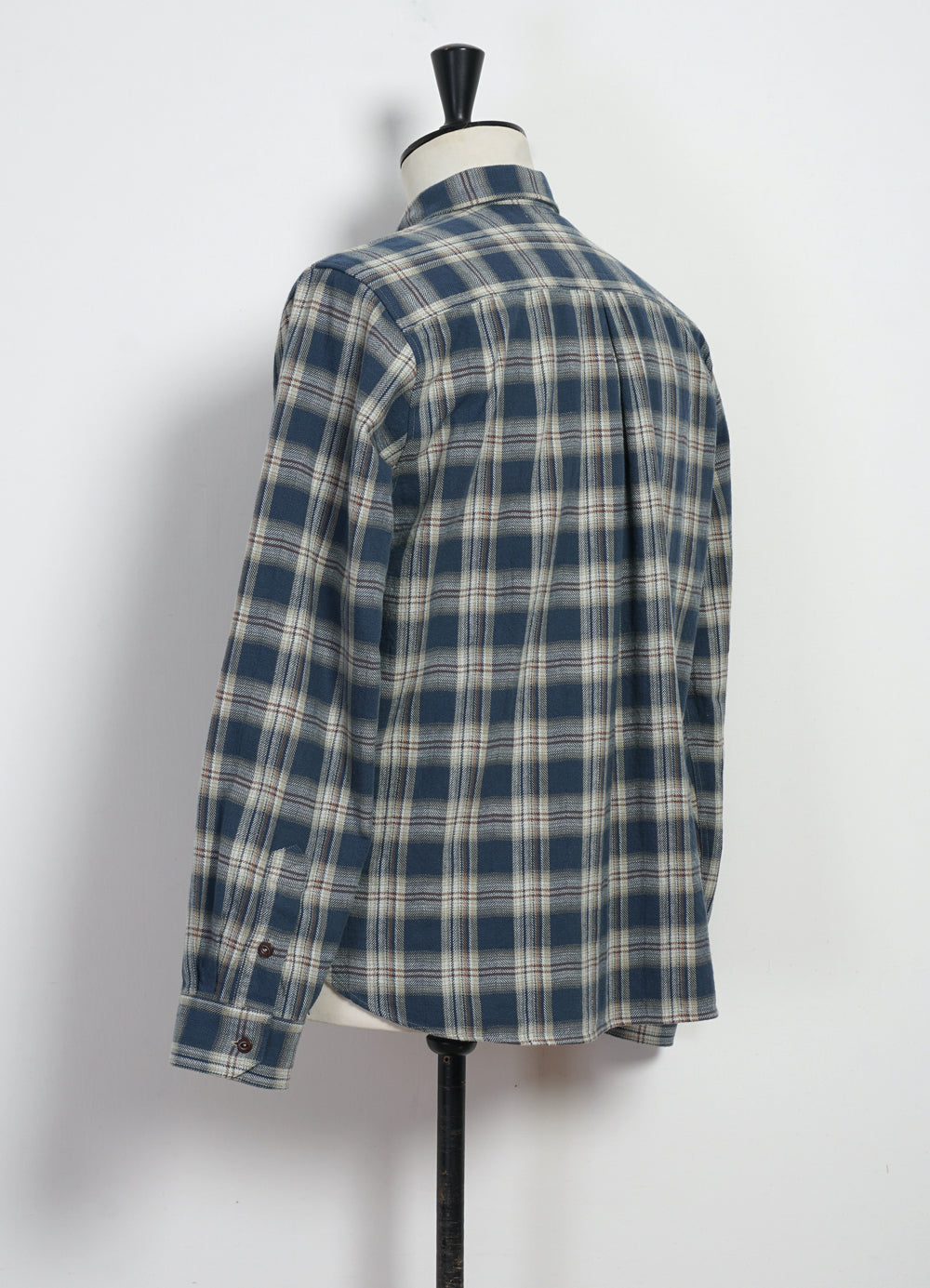 RAYMOND 30-22-3 | Loose Cut Shirt | Blue Checks