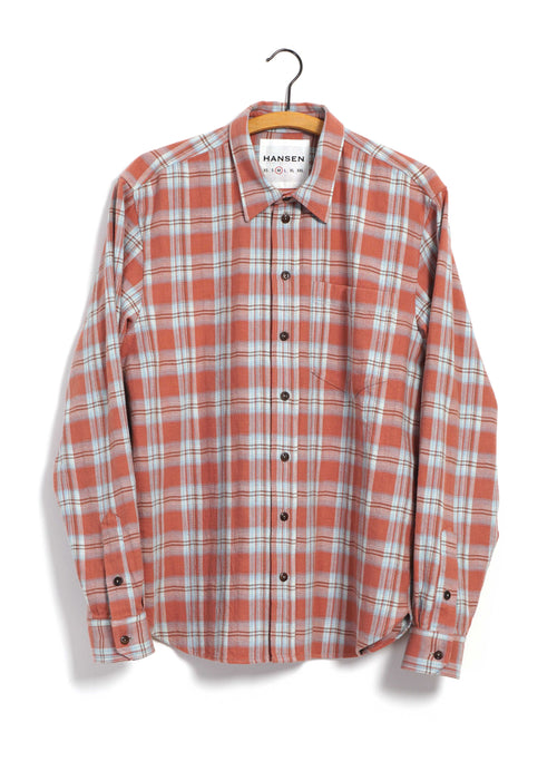 RAYMOND 30-22-8 | Loose Cut Shirt | Red Checks