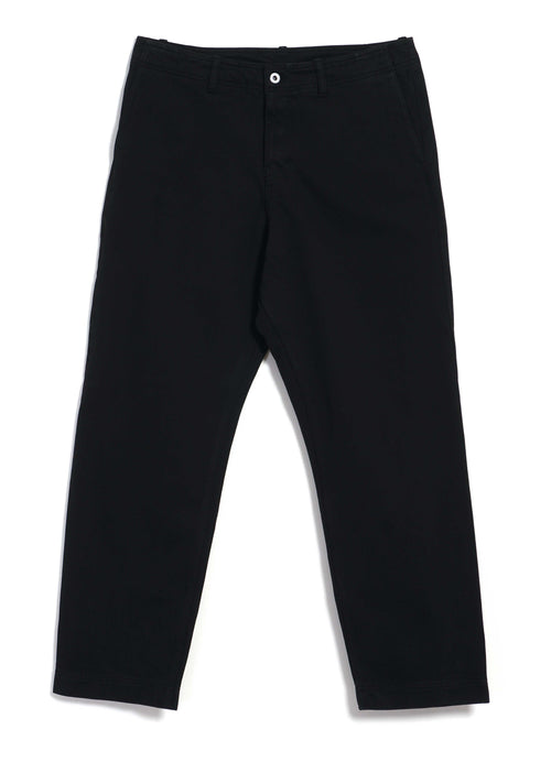 TRYGVE 30-26-2 | Cropped Workwear Trousers | Washed Black