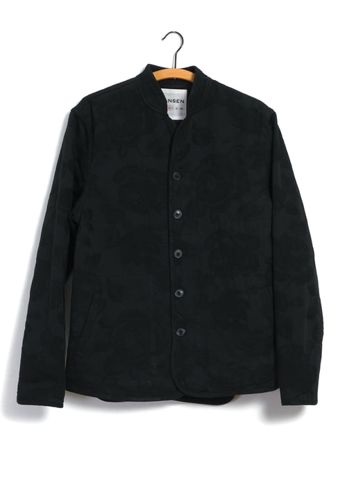 ERLING 30-30-2 | Refined Work Jacket | Black Flowers