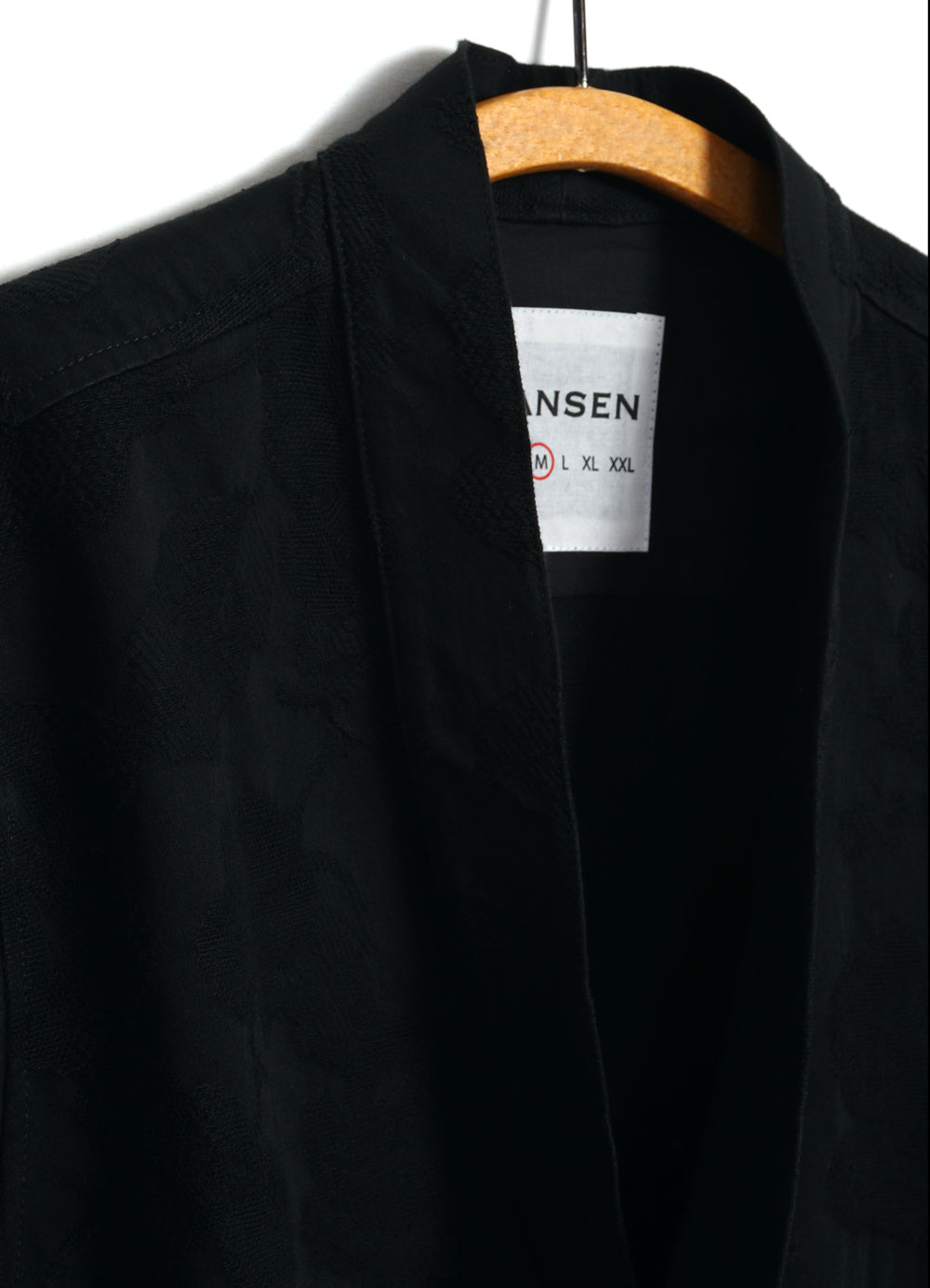ROMAN 30-30-2 | Loose Cut Eastern Jacket | Black Flowers