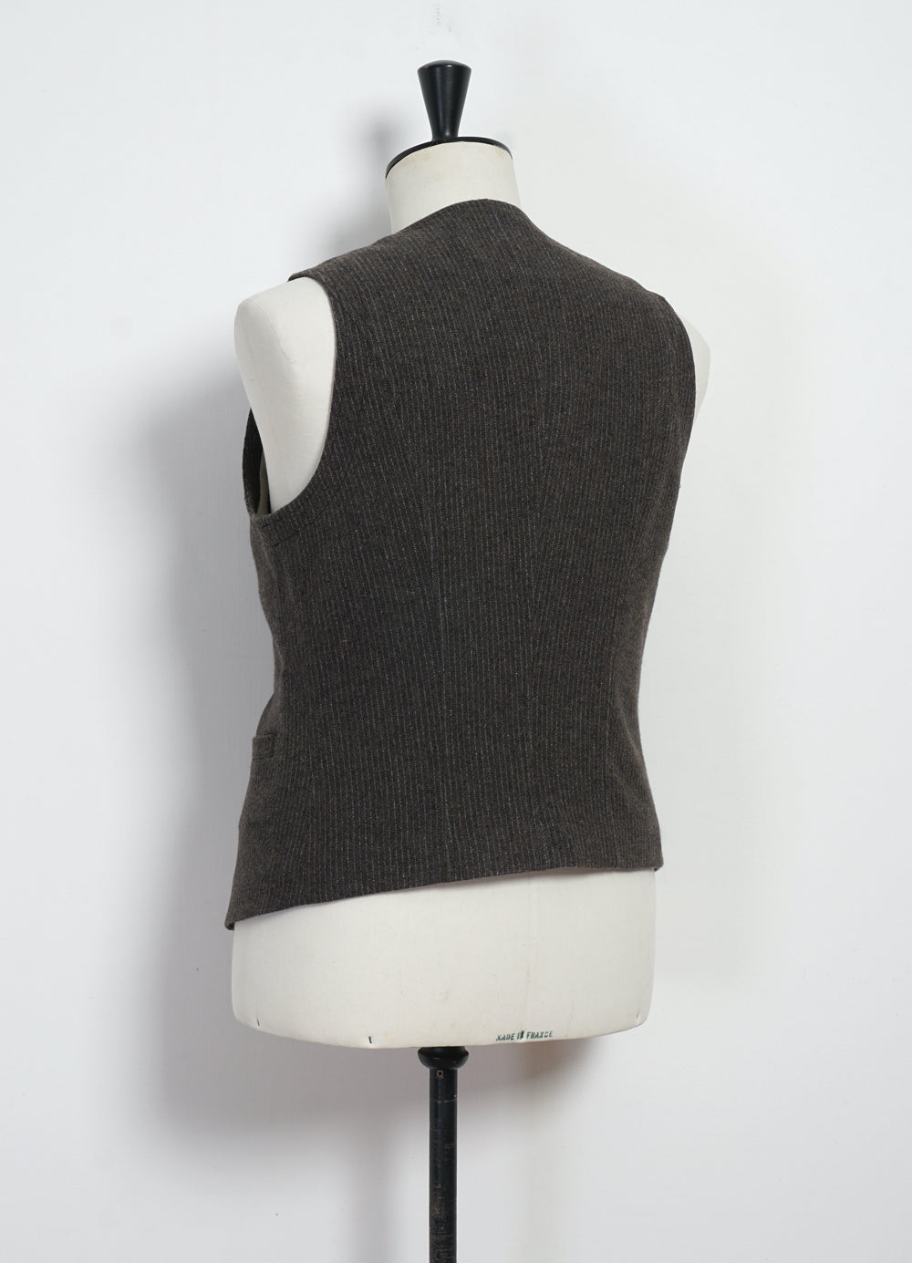 KNUD 30-44-9 | Casual Waistcoat | Brown Wool Pin