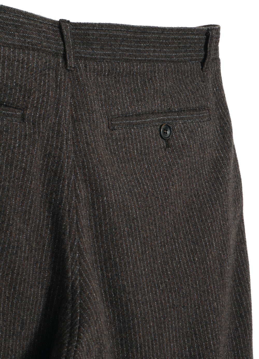 SUNE 30-44-9 | Pleated Classic Trousers | Brown Wool Pin