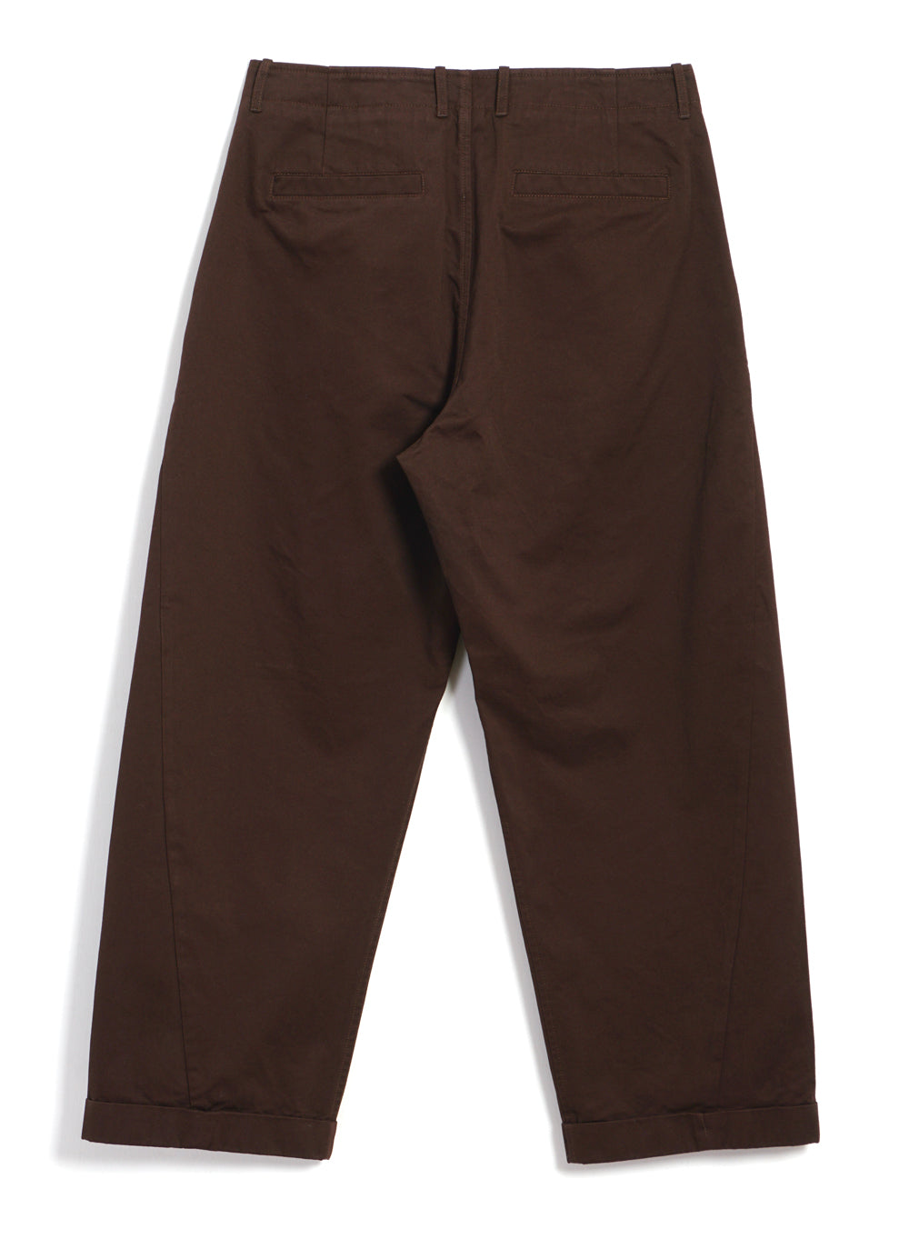 BOBBY 30-56-8 | Wide Pleated Everyday Trousers | Chestnut