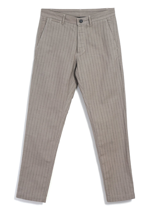 FRED 31-57-5 | Regular Fit Trousers | Beige Herringbone Pin