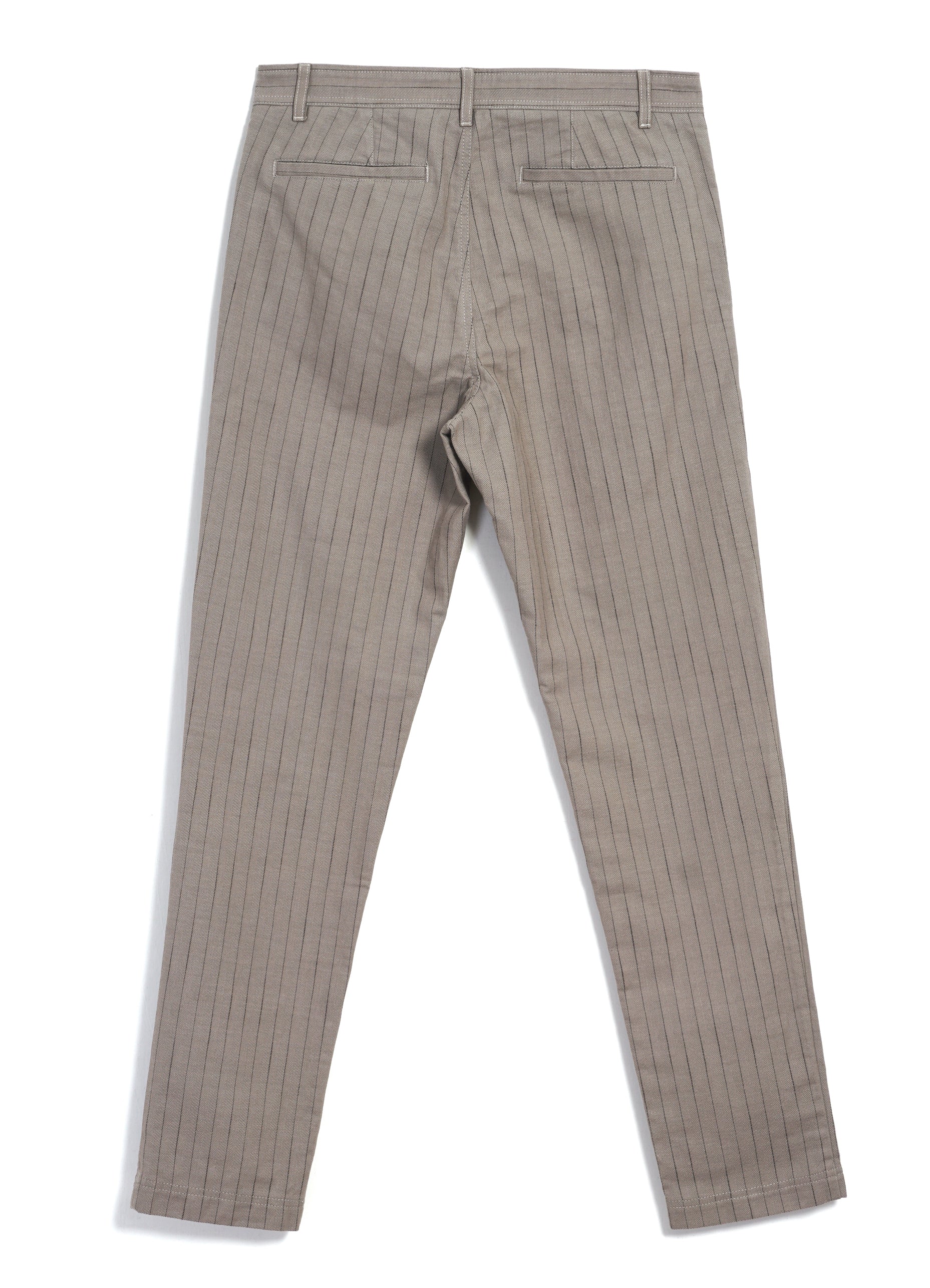 FRED 31-57-5 | Regular Fit Trousers | Beige Herringbone Pin