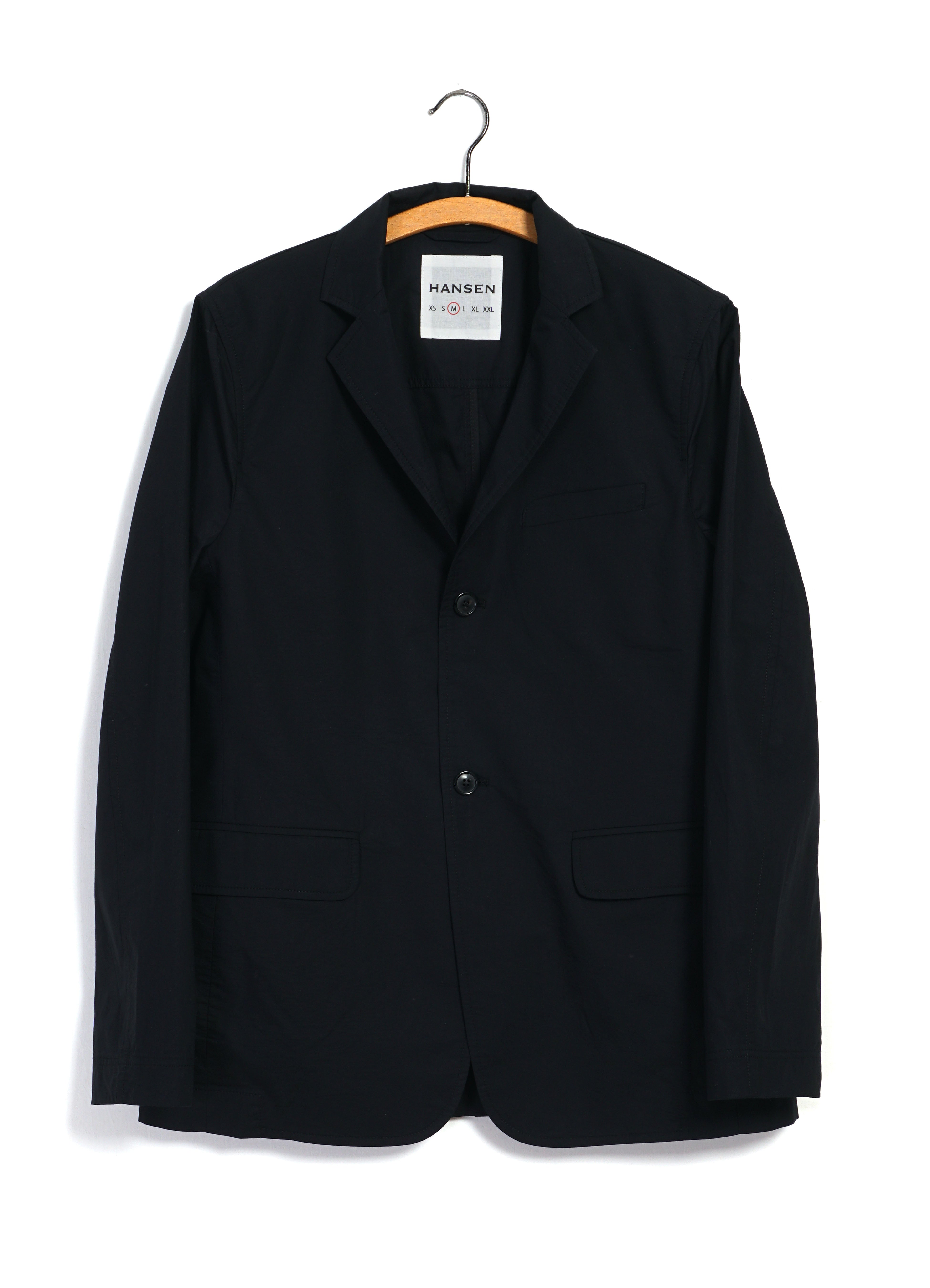 HANSEN GARMENTS ジャケット XS ブラック 31-64-2-charlie-black-