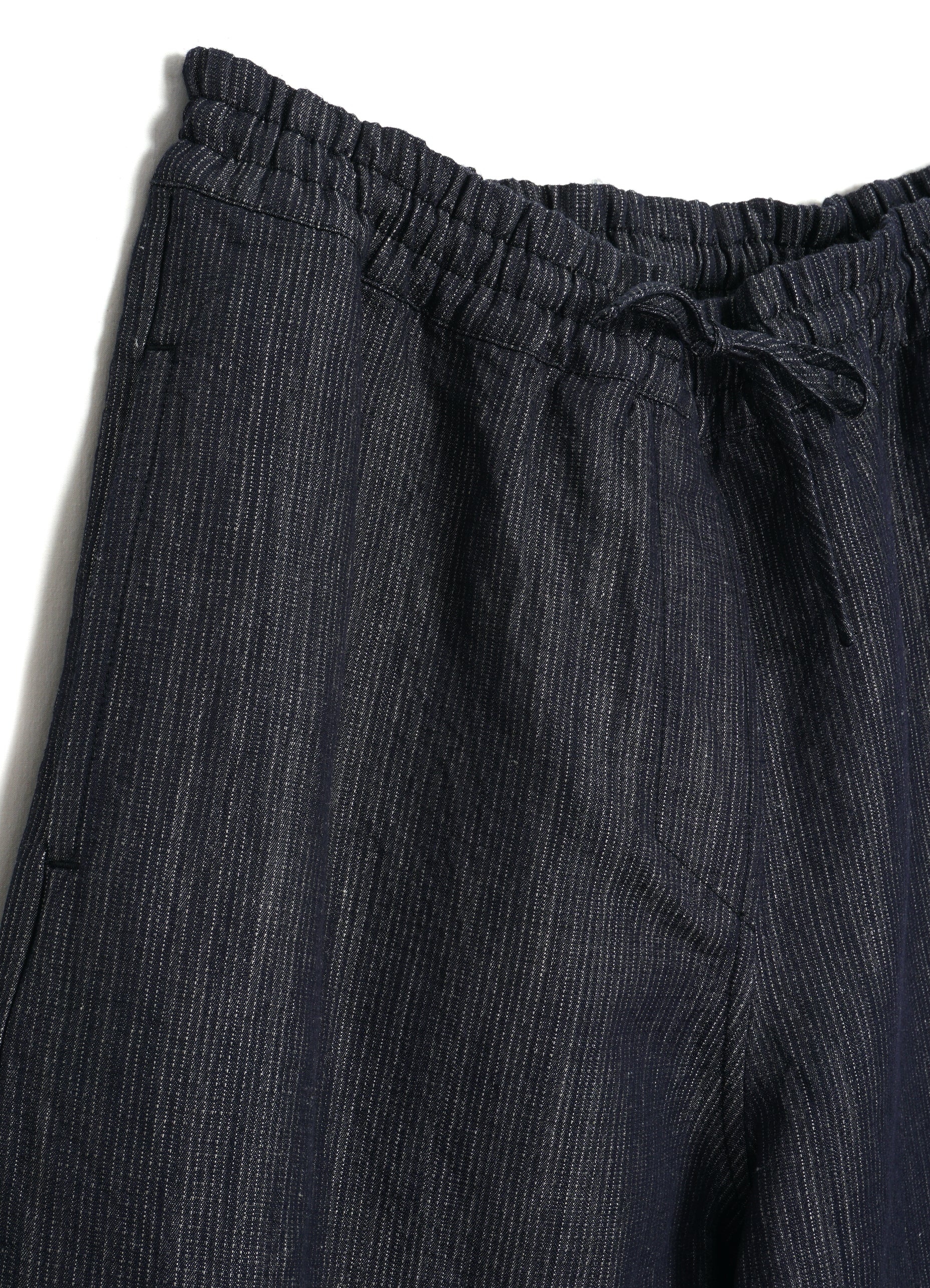EMIR 31-66-3 | Loose Drawstring Pants | Navy Dobby
