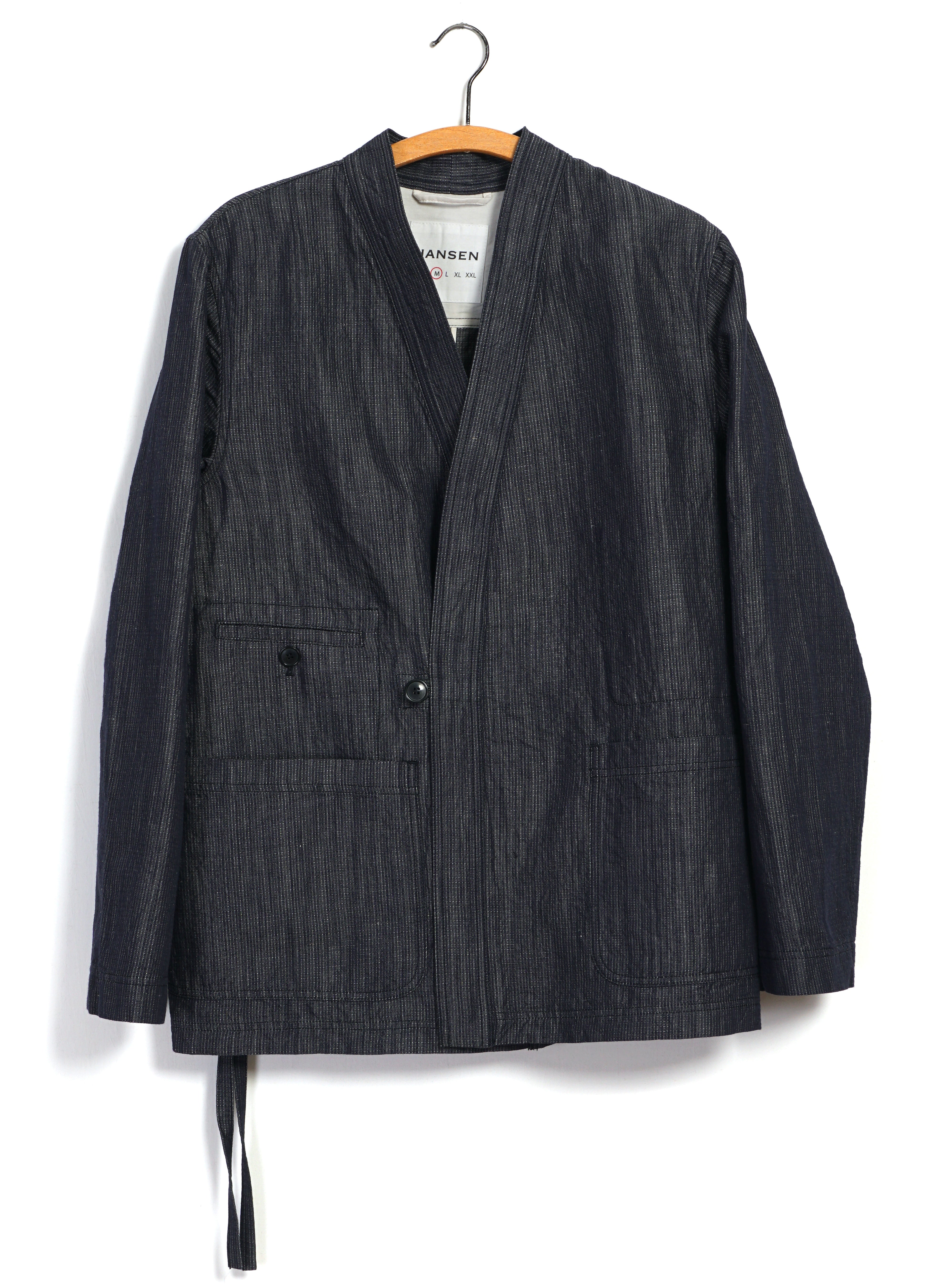 FOLKE 31-66-3 | Eastern Style Jacket | Navy Dobby – HANSEN Garments