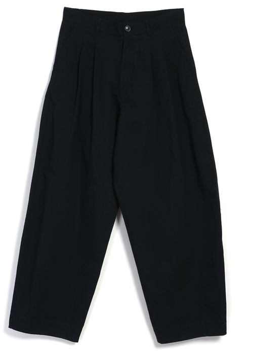 ANDREW 31-75-2 | Balloon Trousers | Black Twill
