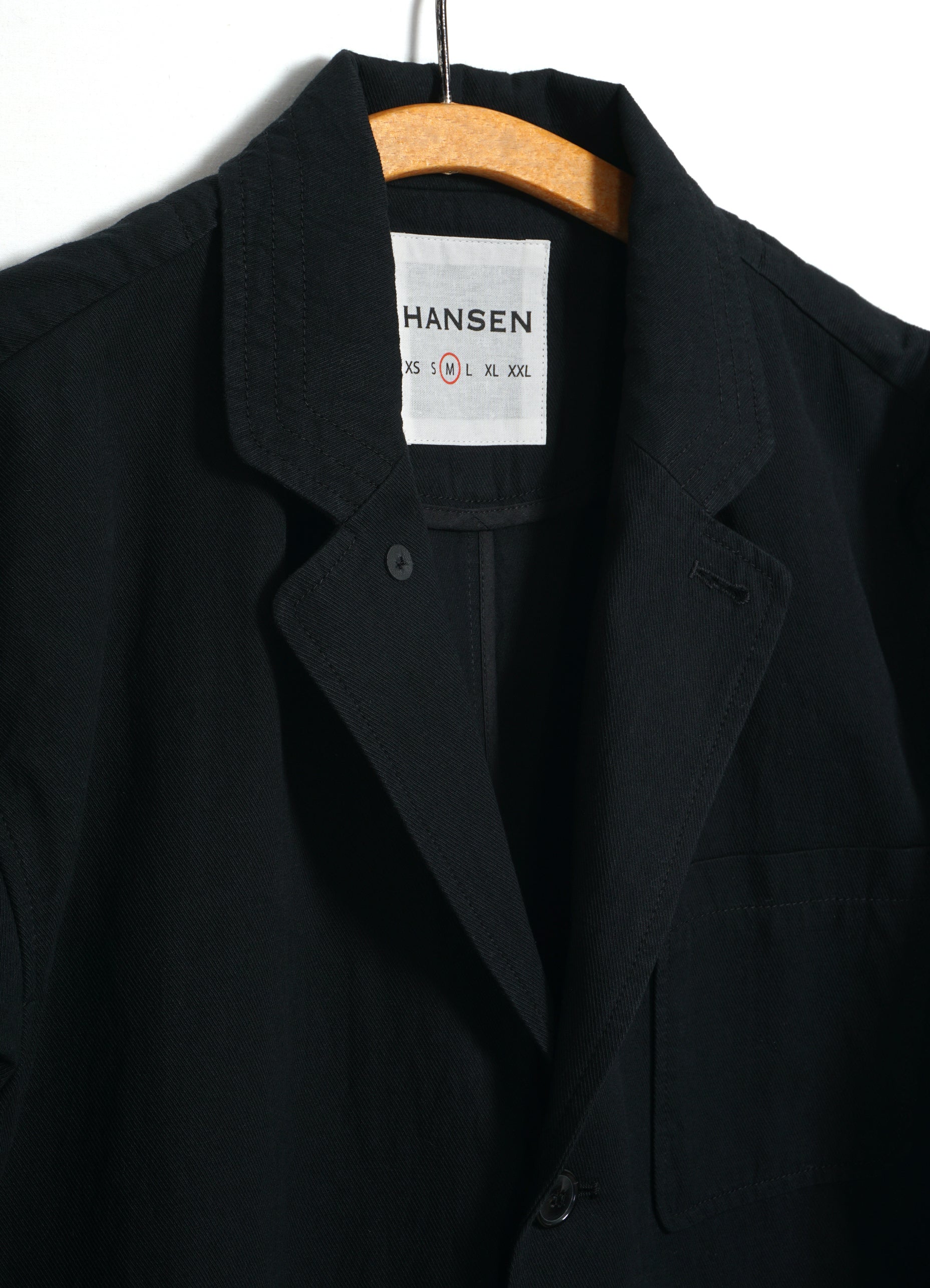 MALVIN 31-75-2 | Loose Cut Blazer | Black Twill