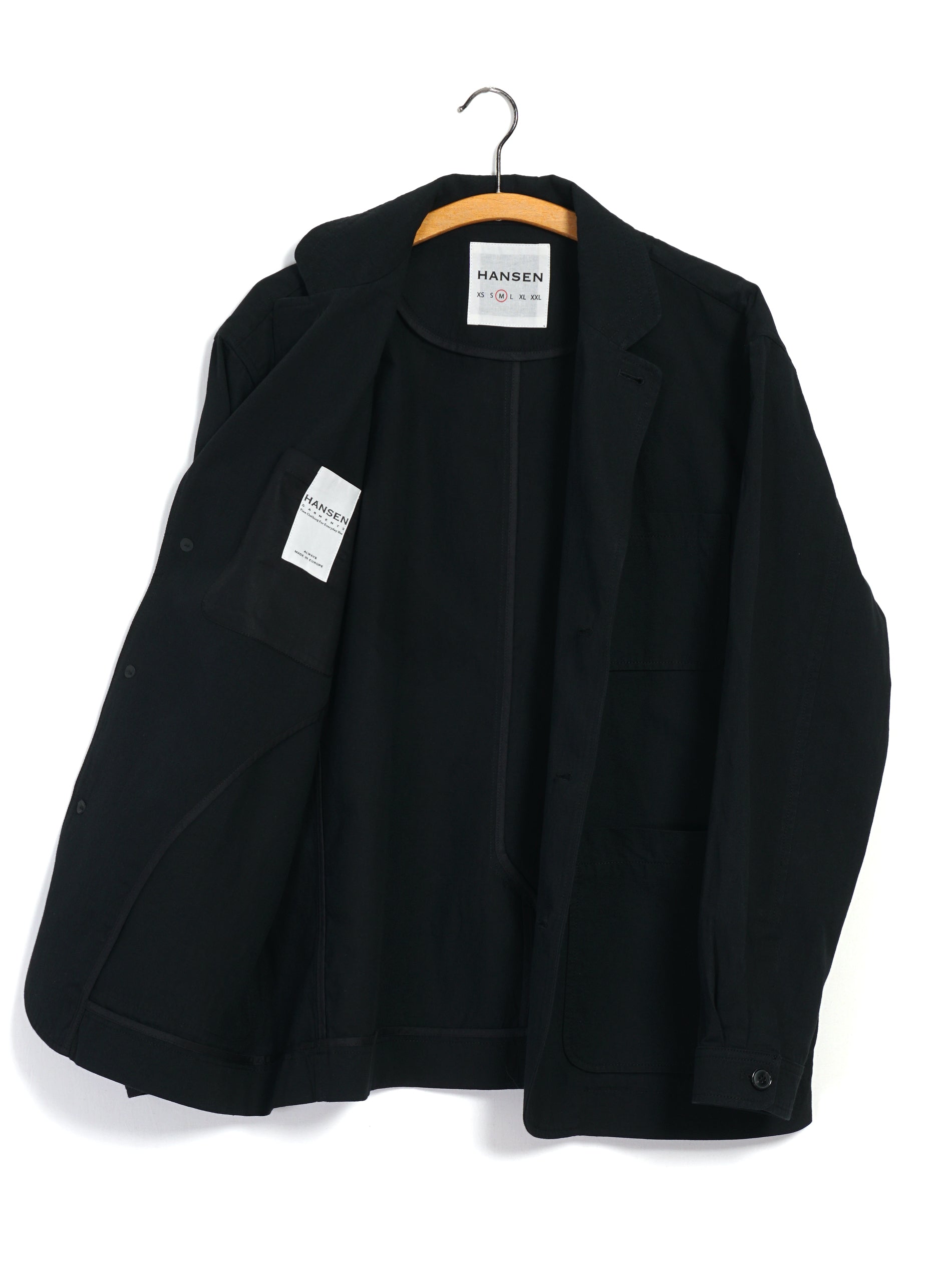 MALVIN 31-75-2 | Loose Cut Blazer | Black Twill