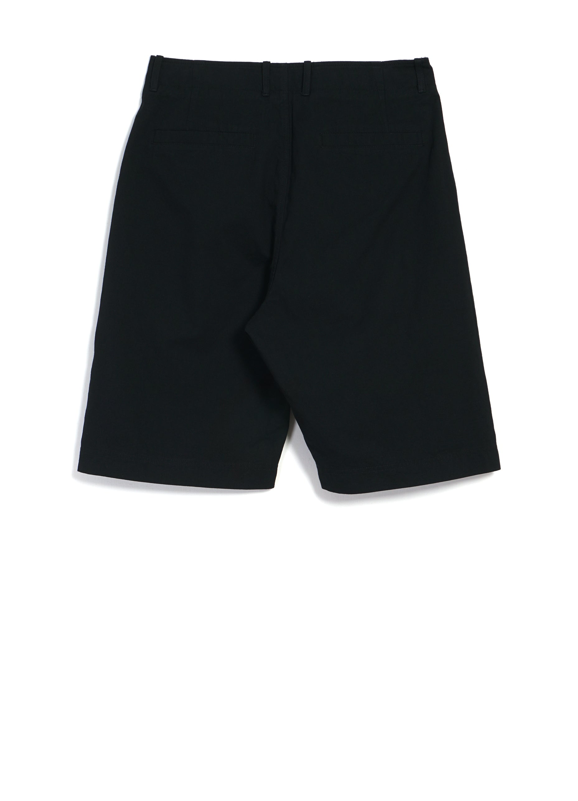 ROBIN 31-75-2 | Wide Pleated Shorts | Black Twill