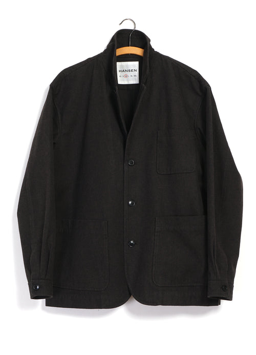 MALVIN 30-93-7 | Loose Cut Blazer | Brown Herringbone