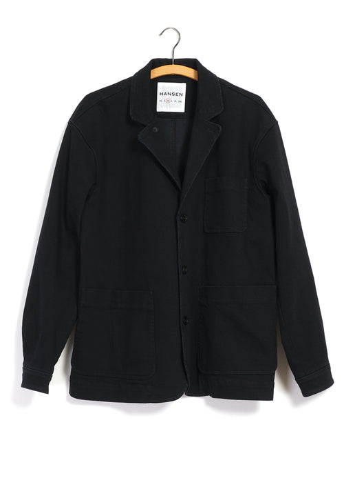 MALVIN 30-95-2 |  Loose Cut Blazer | Black & Grey
