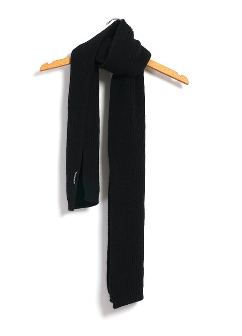 PETTER 32-05-2 | Rib Knit Scarf | Black