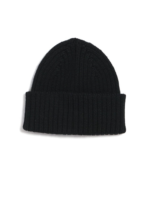TOBY 32-05-2 | Rib Knit Beanie | Black
