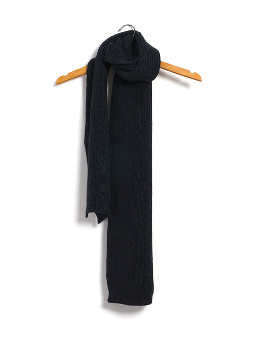 PETTER 32-05-3 | Rib Knit Scarf | Blue Melange