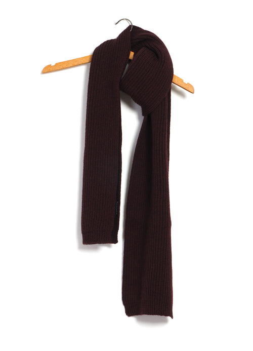 PETTER 32-05-8 | Rib Knit Scarf | Bordeaux