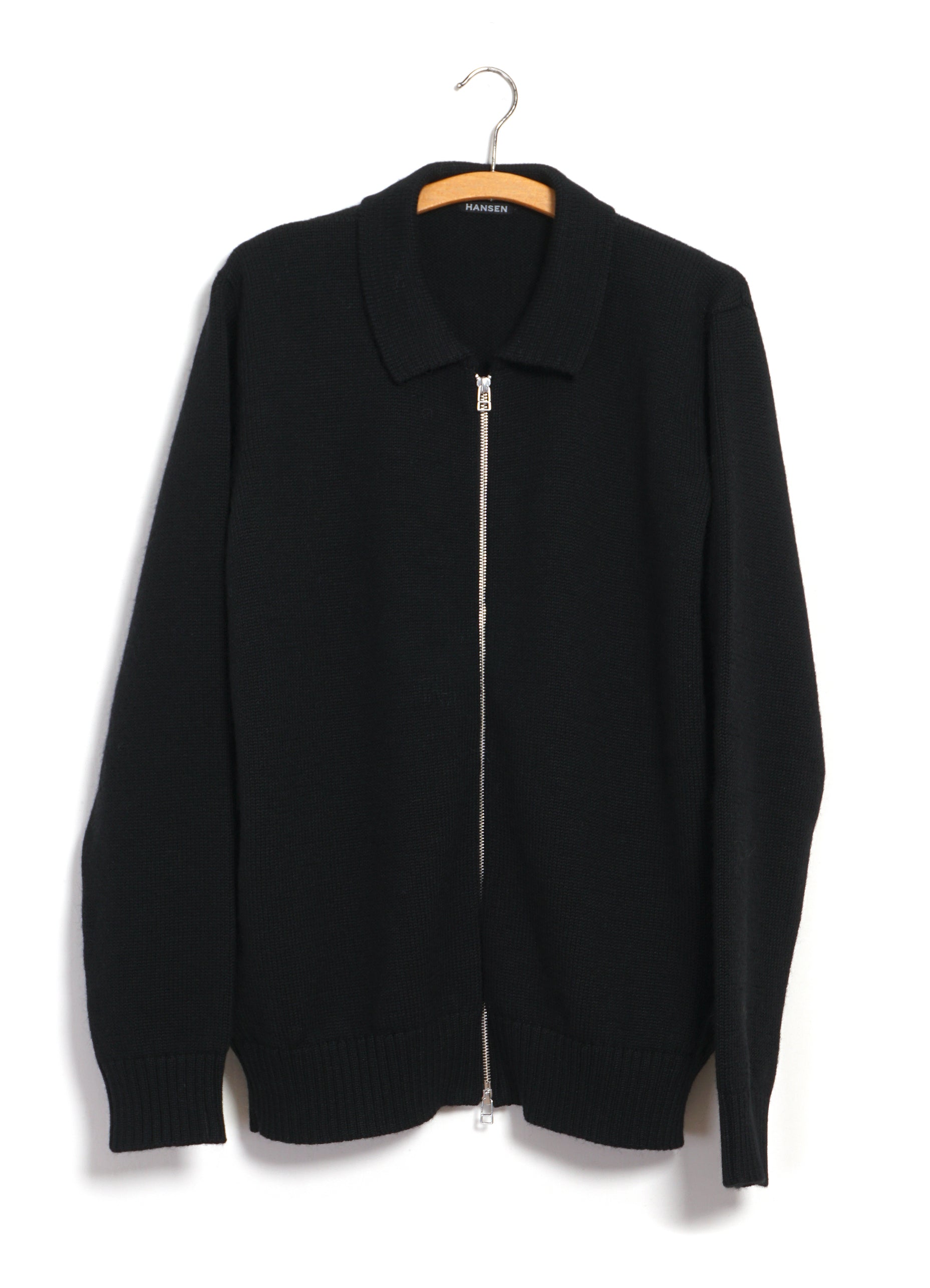DYLAN 32-06-2 | Zipper Cardigan | Black
