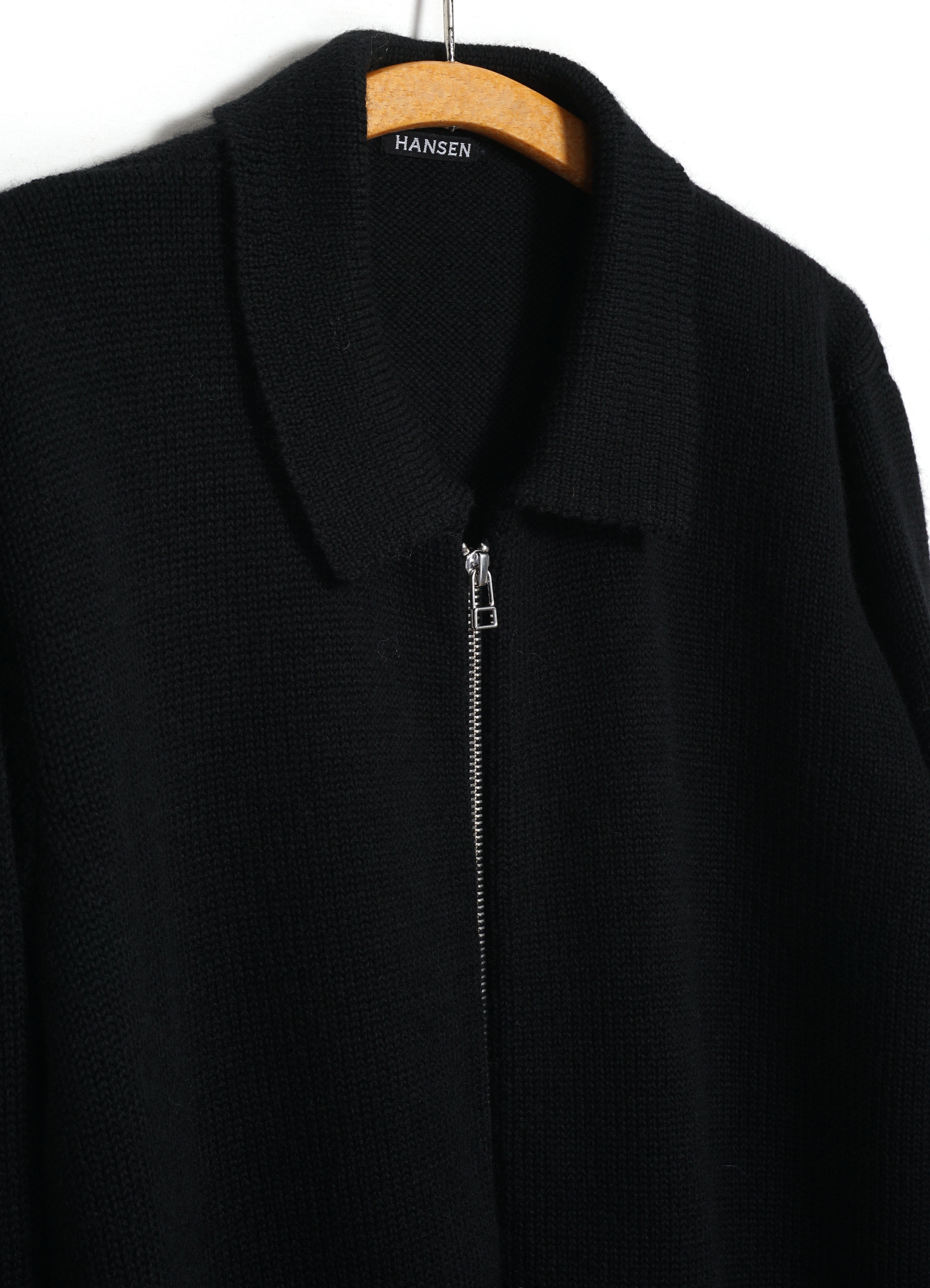 DYLAN 32-06-2 | Zipper Cardigan | Black