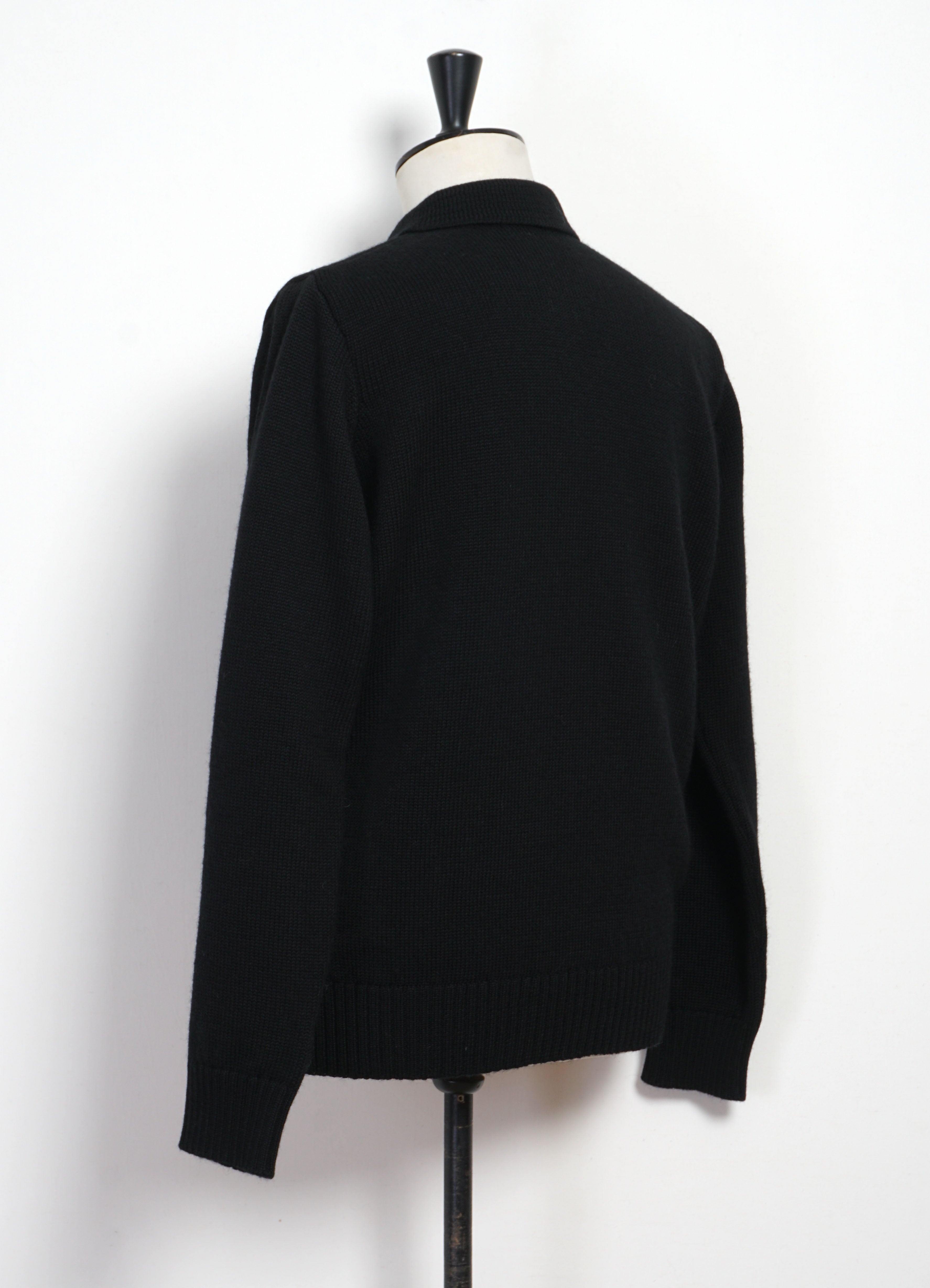 DYLAN 32-06-2 | Zipper Cardigan | Black