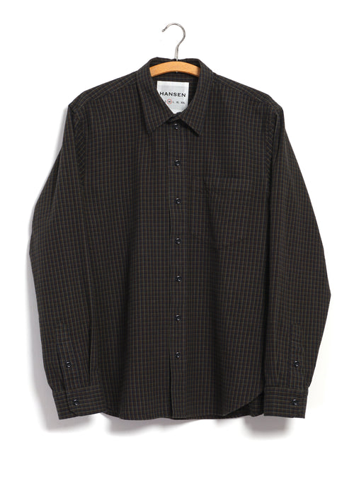 RAYMOND 32-15-6 | Loose Cut Shirt | Dark Check