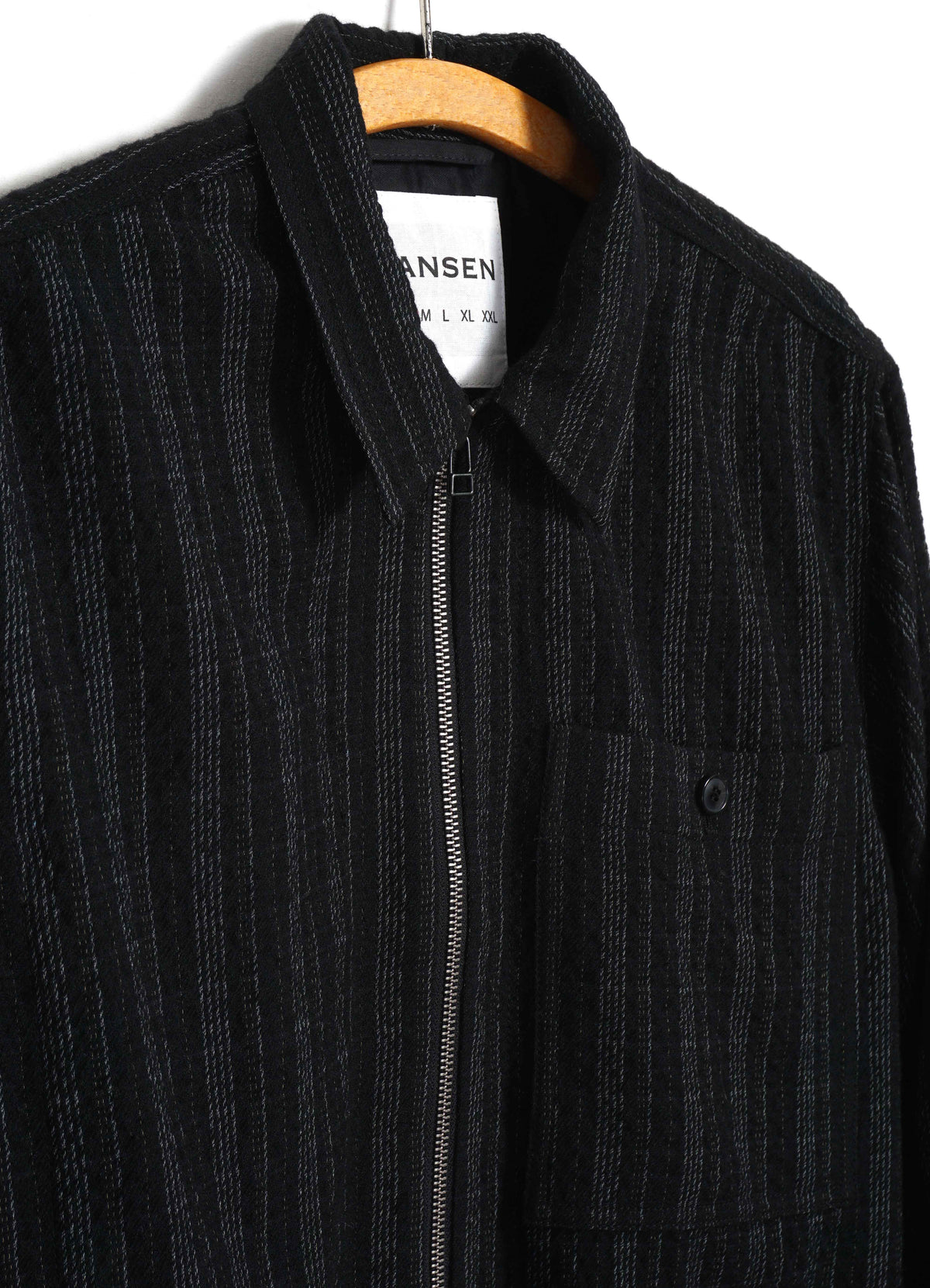 LIAM 32-29-2 | Zipper Jacket | Black 'n' White
