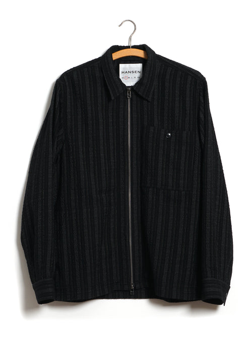 LIAM 32-29-2 | Zipper Jacket | Black 'n' White
