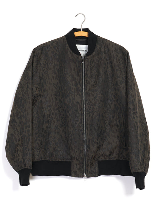 MAX 32-39-6 | Loose Fit Bomber Jacket | Camo Leopard