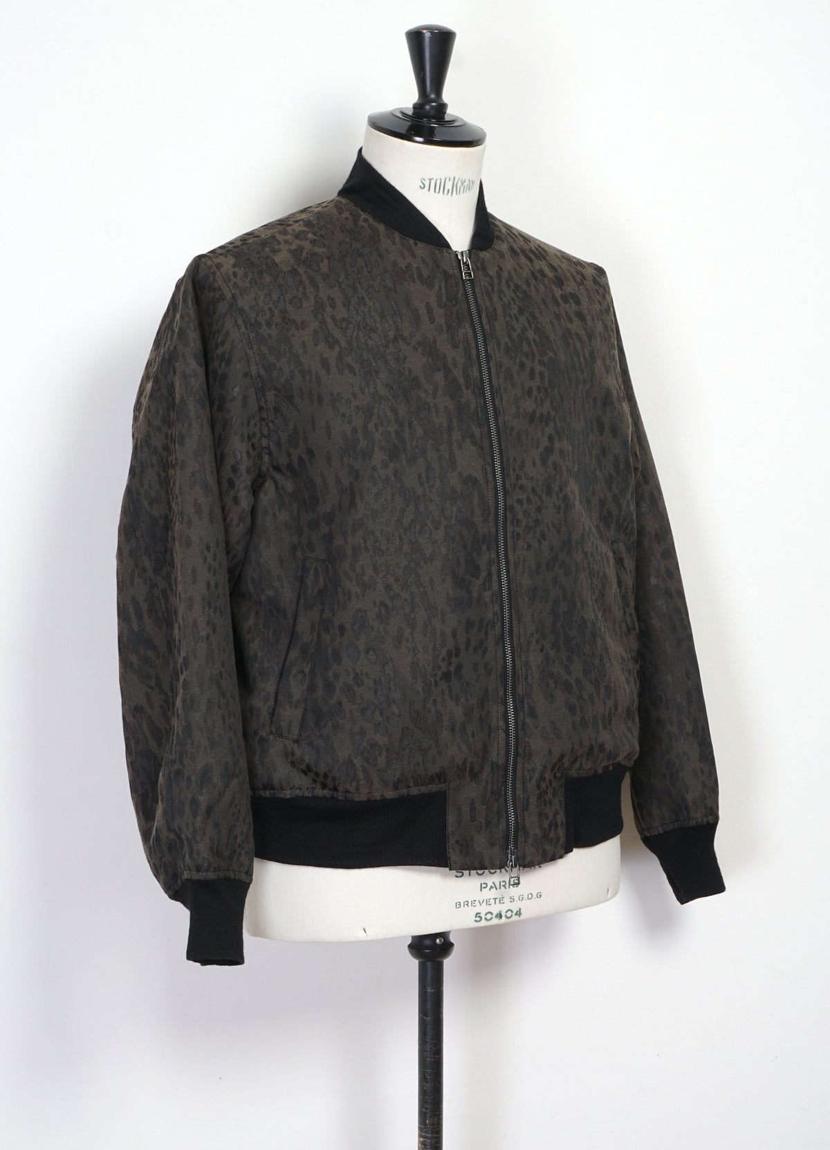 MAX 32-39-6 | Loose Fit Bomber Jacket | Camo Leopard