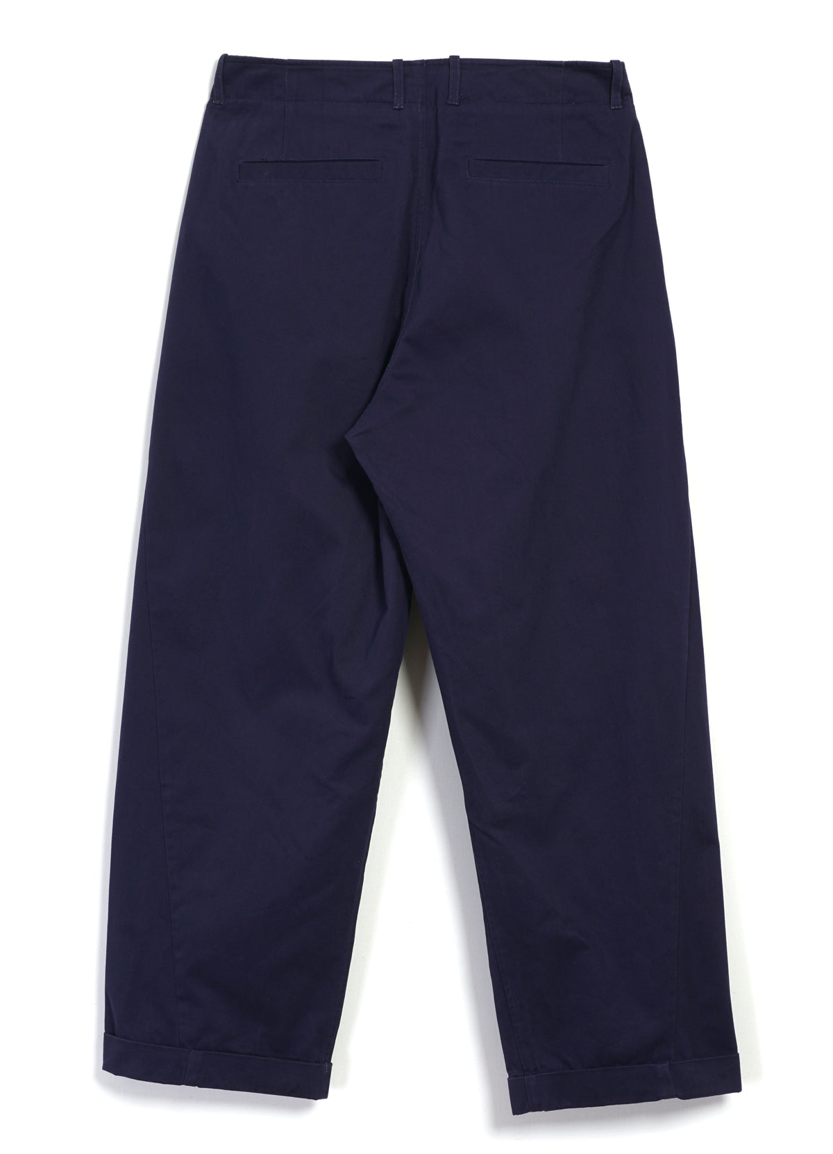 BOBBY 32-56-3 | Wide Pleated Trousers | Marine