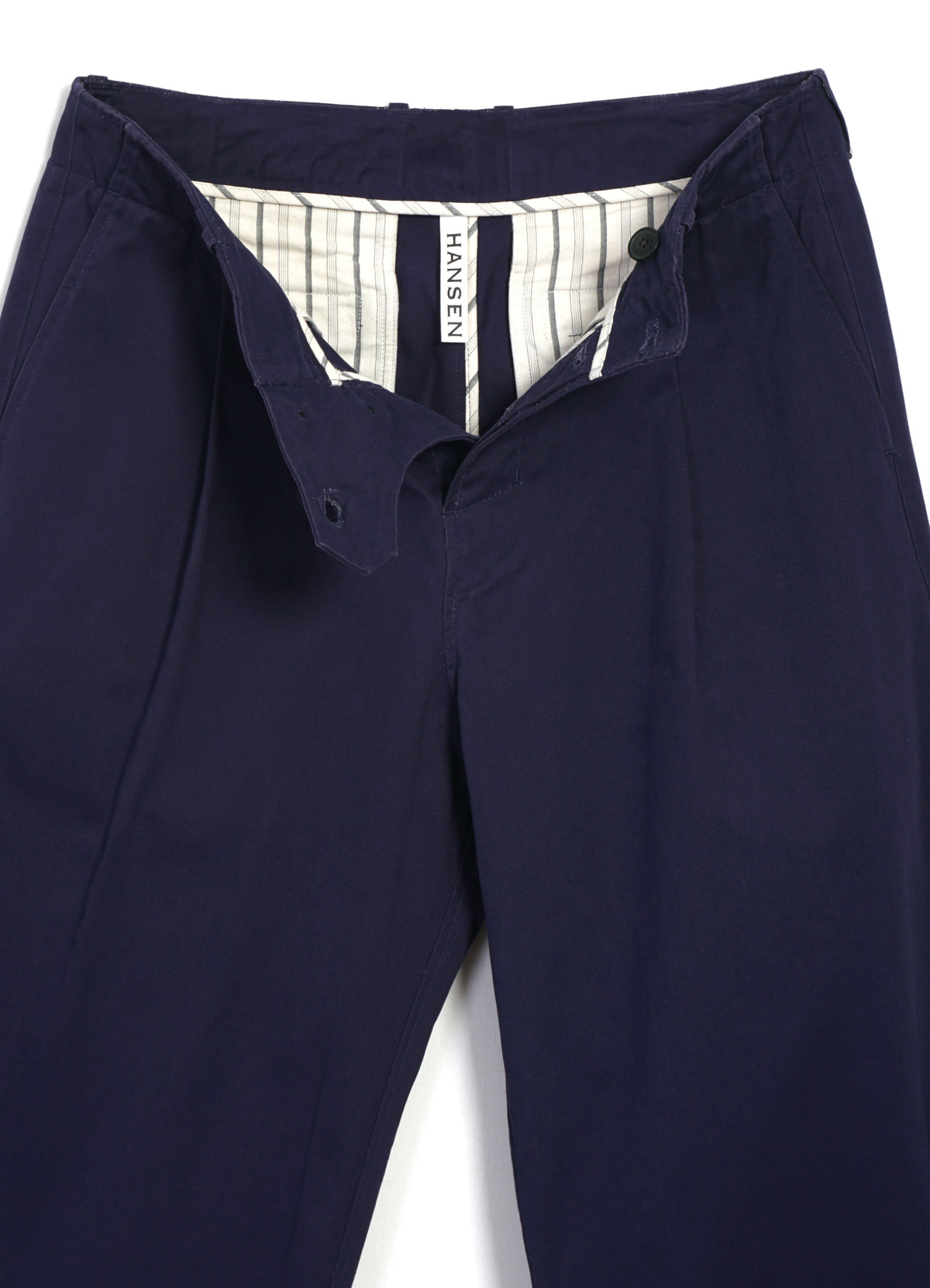 BOBBY 32-56-3 | Wide Pleated Trousers | Marine