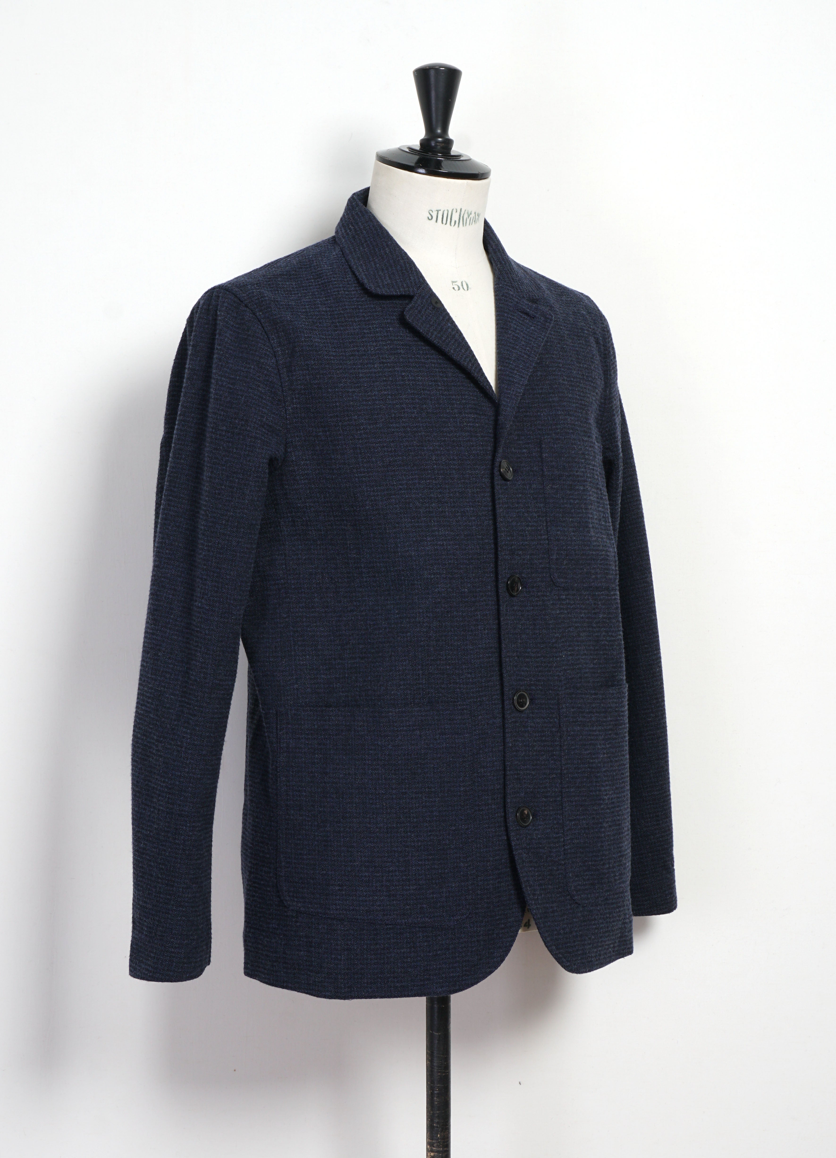 JOSEF 32-61-3 | Easy Four Button Blazer | Broken Blue