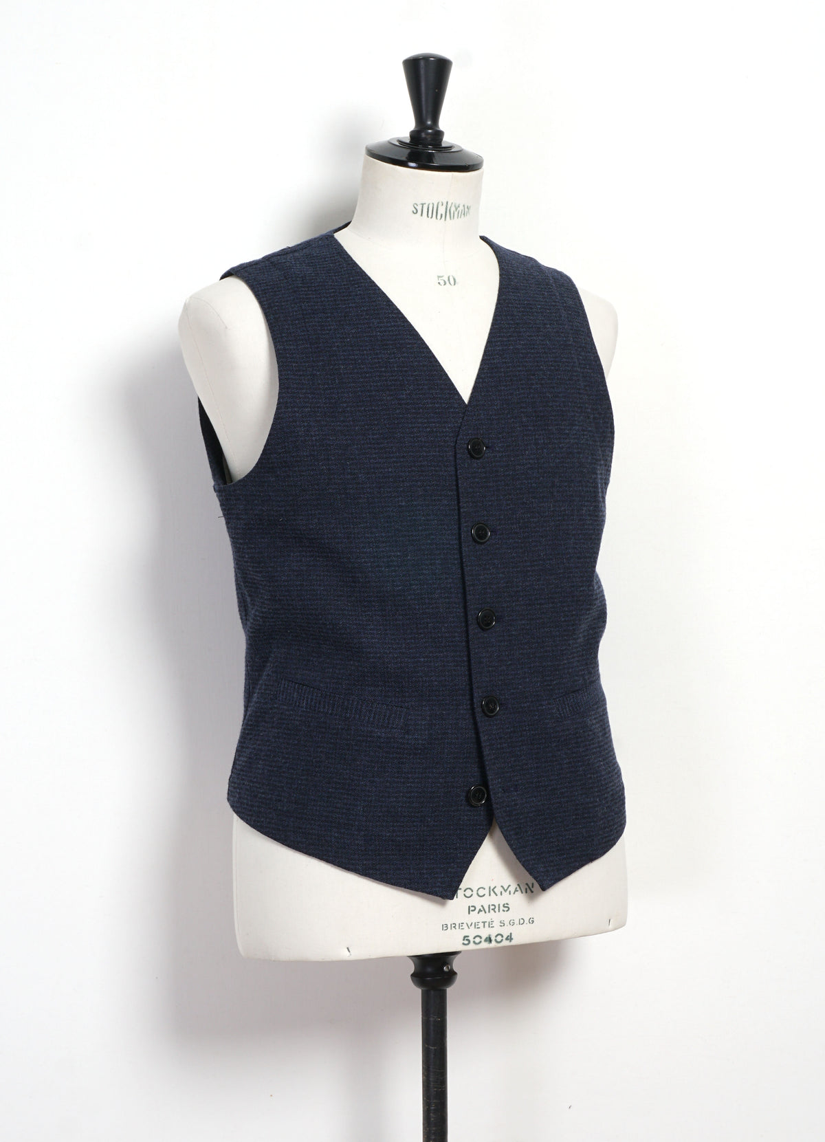 KNUD 32-61-3 | Casual Waistcoat | Broken Blue