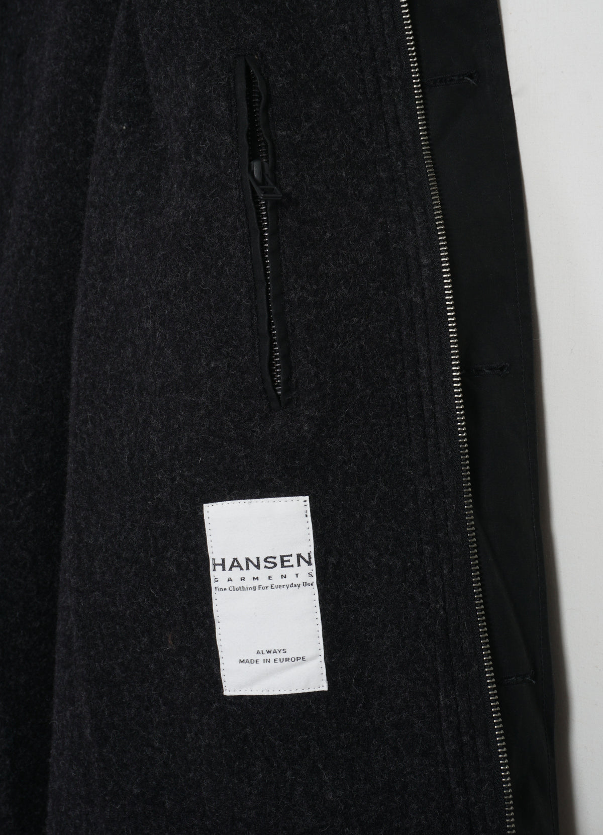 RASMUS 32-68-2 | Waxed Parka With Zipper | Black