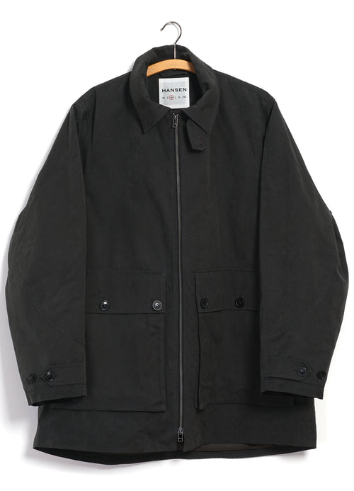 DEREK 32-78-7 | Oversized Field Jacket | Dark Grey