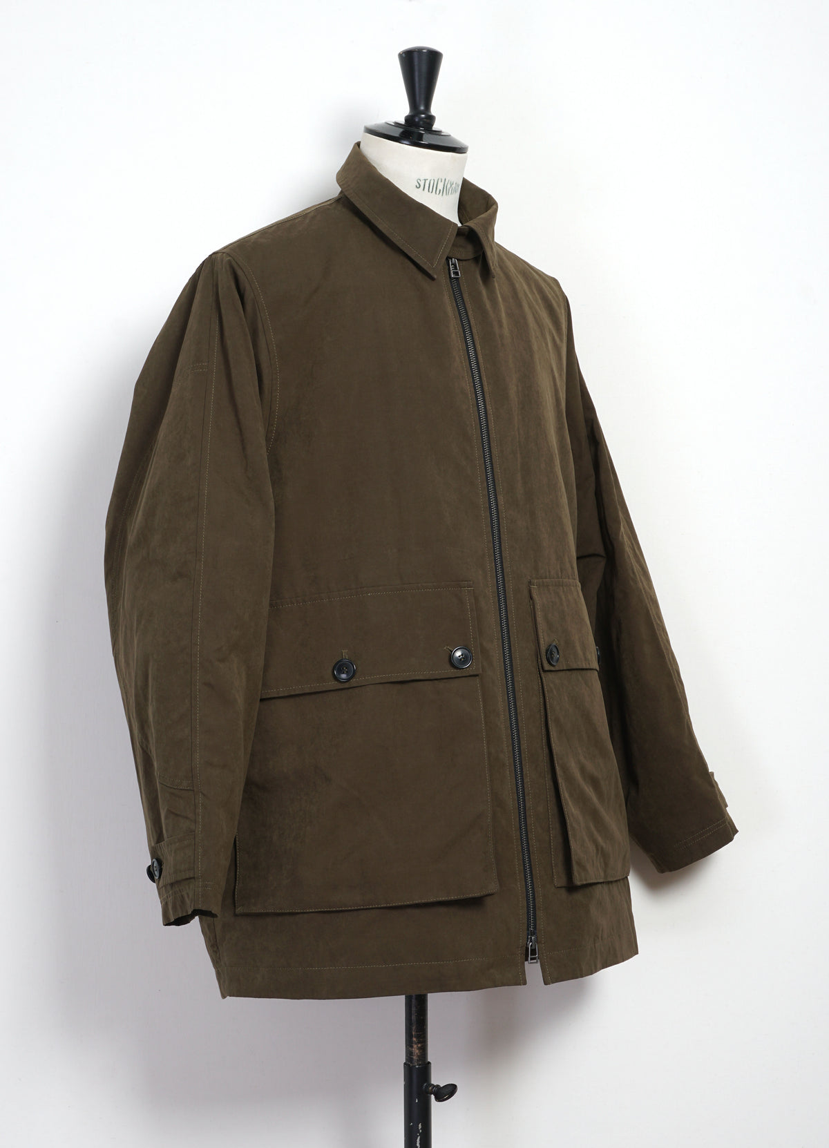 DEREK 32-78-6 | Oversized Field Jacket | Khaki
