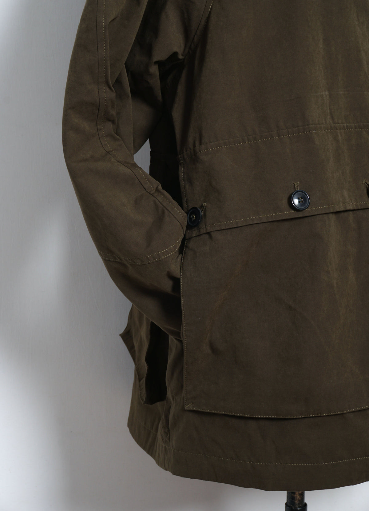 DEREK 32-78-6 | Oversized Field Jacket | Khaki