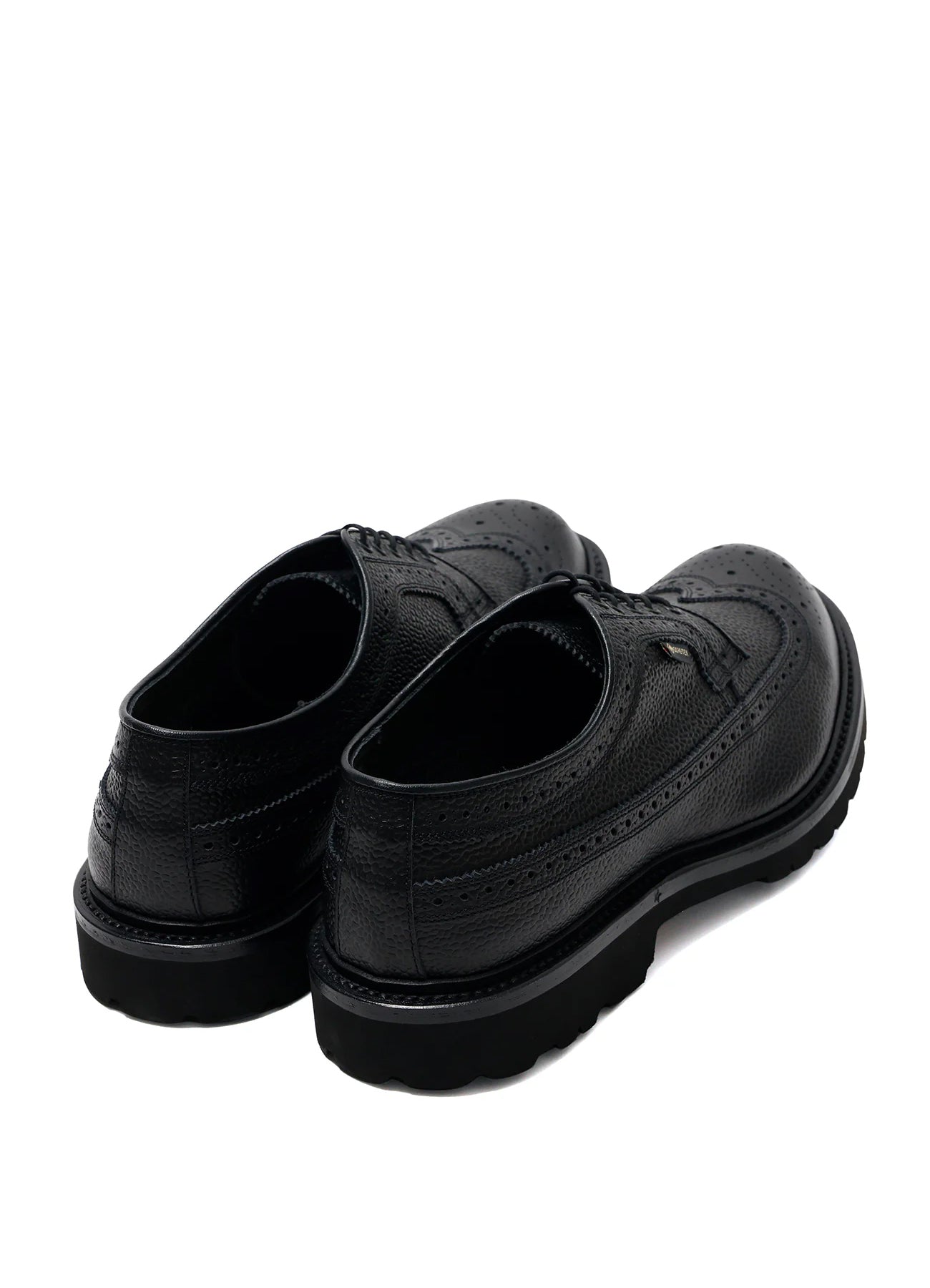 WING-TIP | Gore-Tex Brogue Leather Shoe | Black