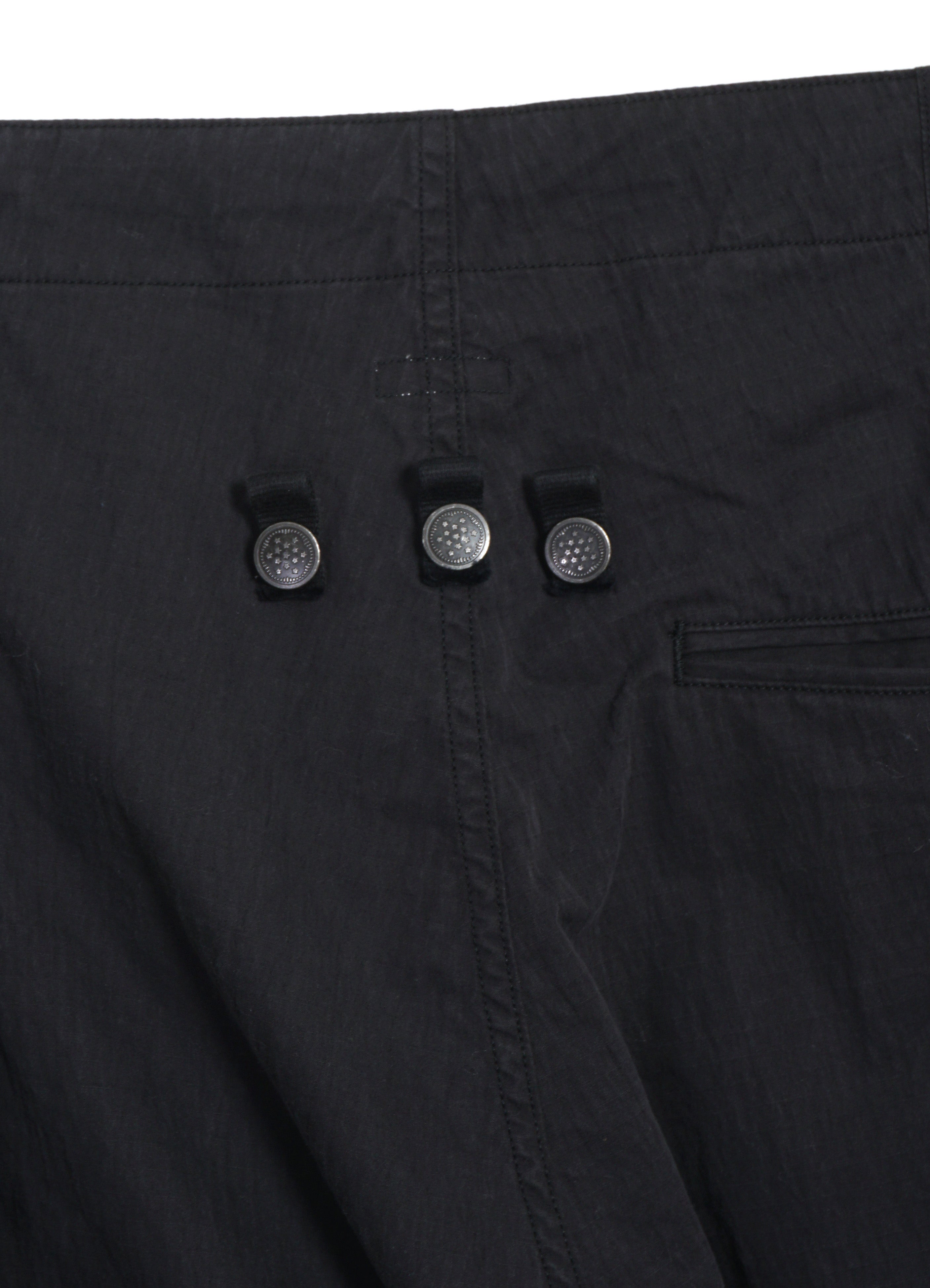 JUMBO CARGO PANTS | Ripstop Workwear Trouser | Black