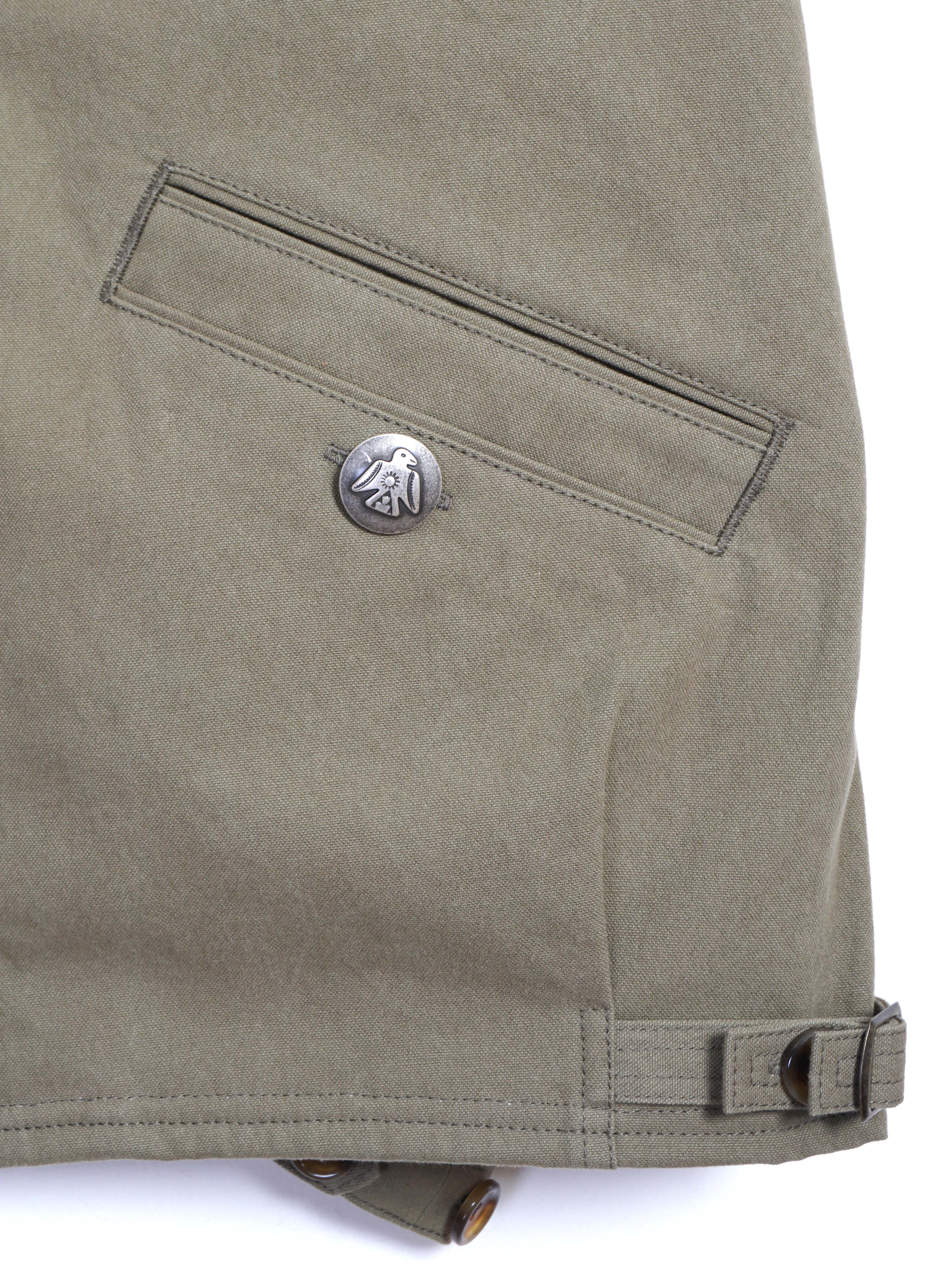 KAYAK PAW-PAW | Cotton-Canvas Blouson Jacket | Khaki