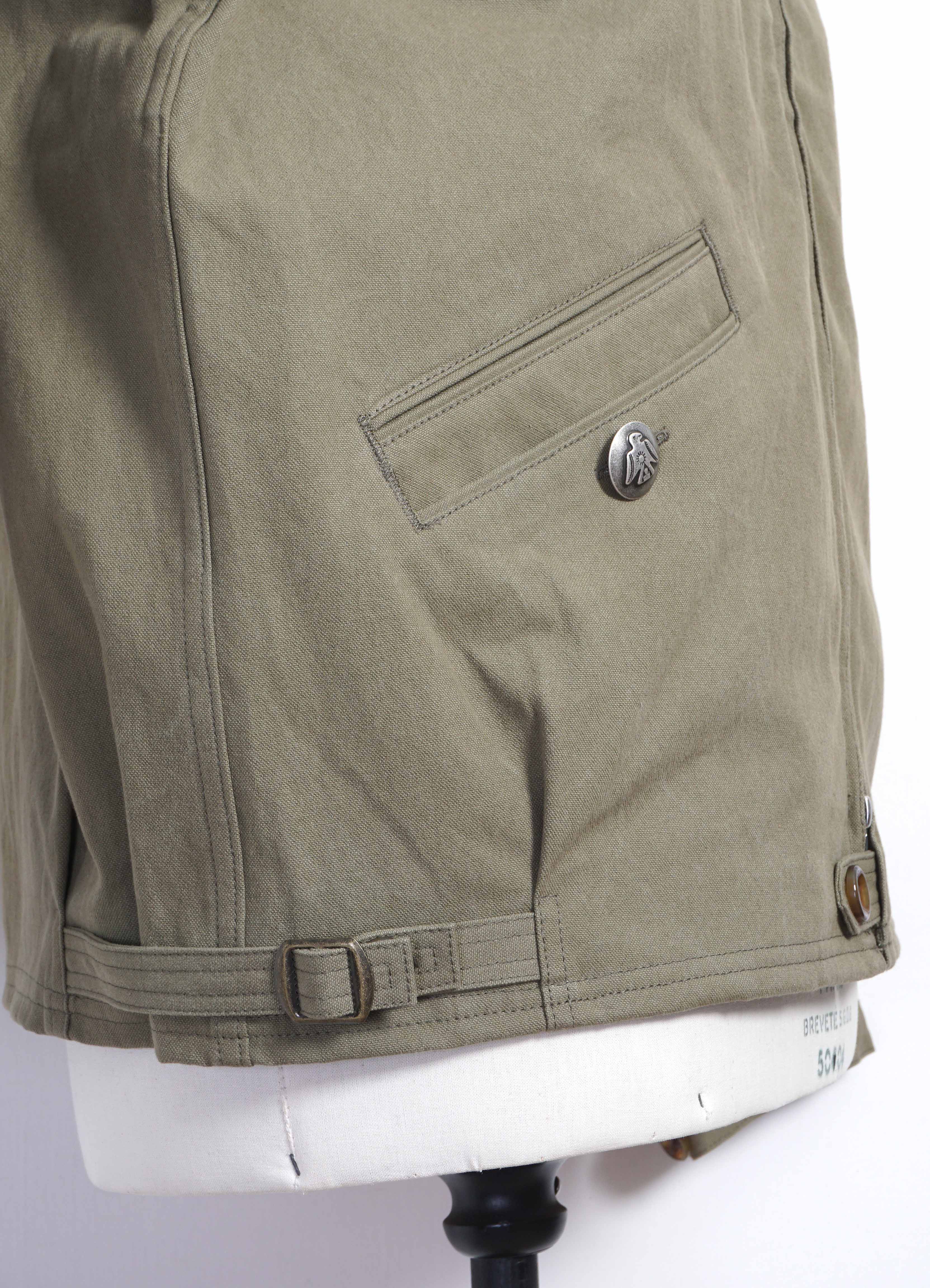 KAYAK PAW-PAW | Cotton-Canvas Blouson Jacket | Khaki