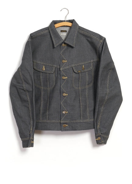 CENTURY DENIM WESTERNER | Sumi-Dyed Sashiko Denim Jacket | N7S Ash